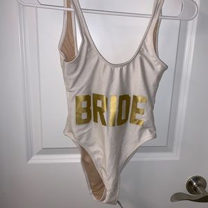 NWT Private Party Bride One piece!